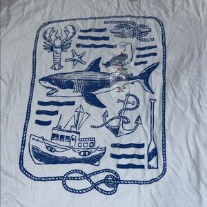 Old Navy Kids Short Sleeve Tee - White and Blue sell all five for $20